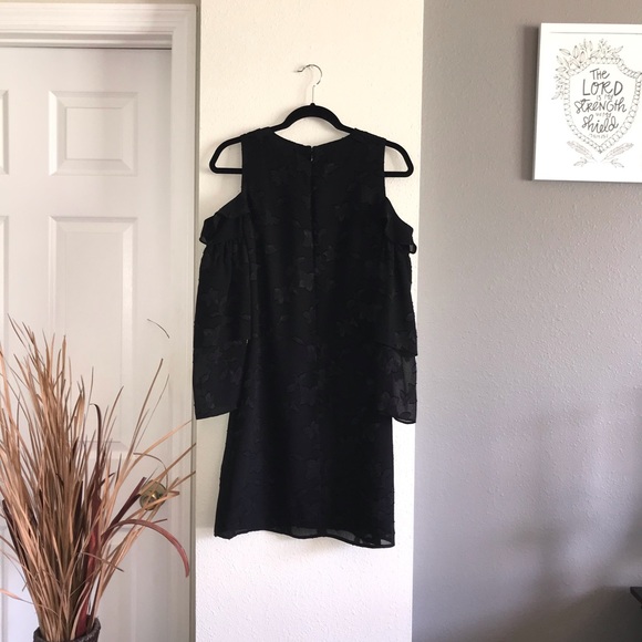 📫 SOLD 📫  CeCe Cold Shoulder Black Dress NWT - Picture 12 of 13